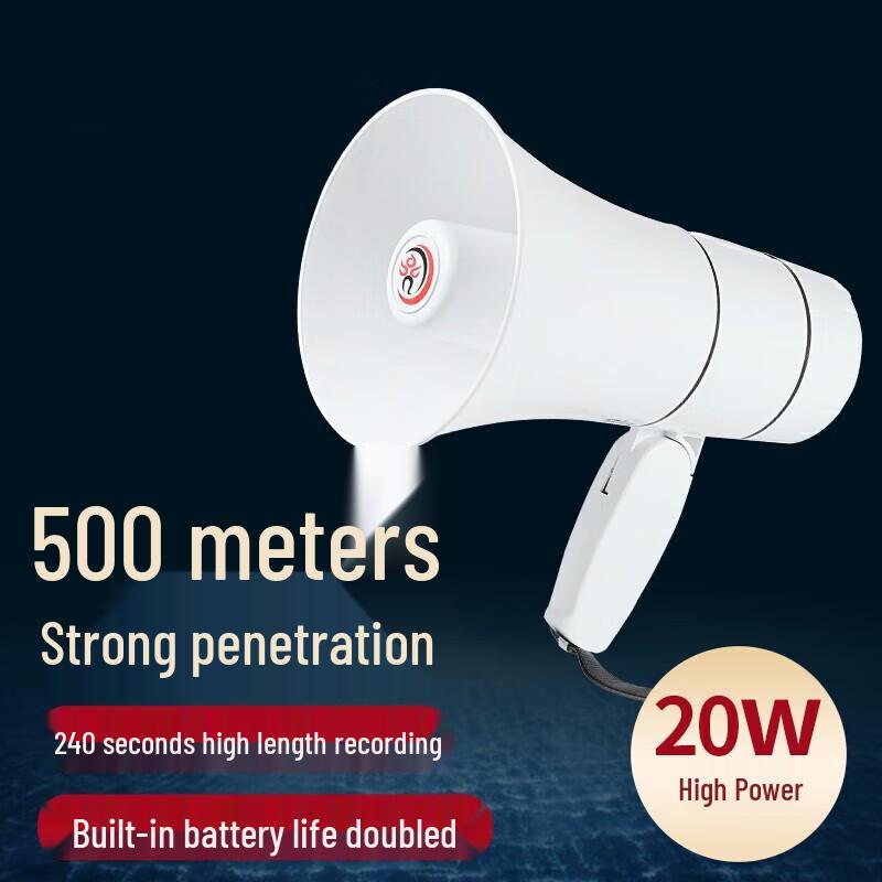 Portable Megaphone & Voice Amplifier
Portable Megaphone & Voice Amplifier