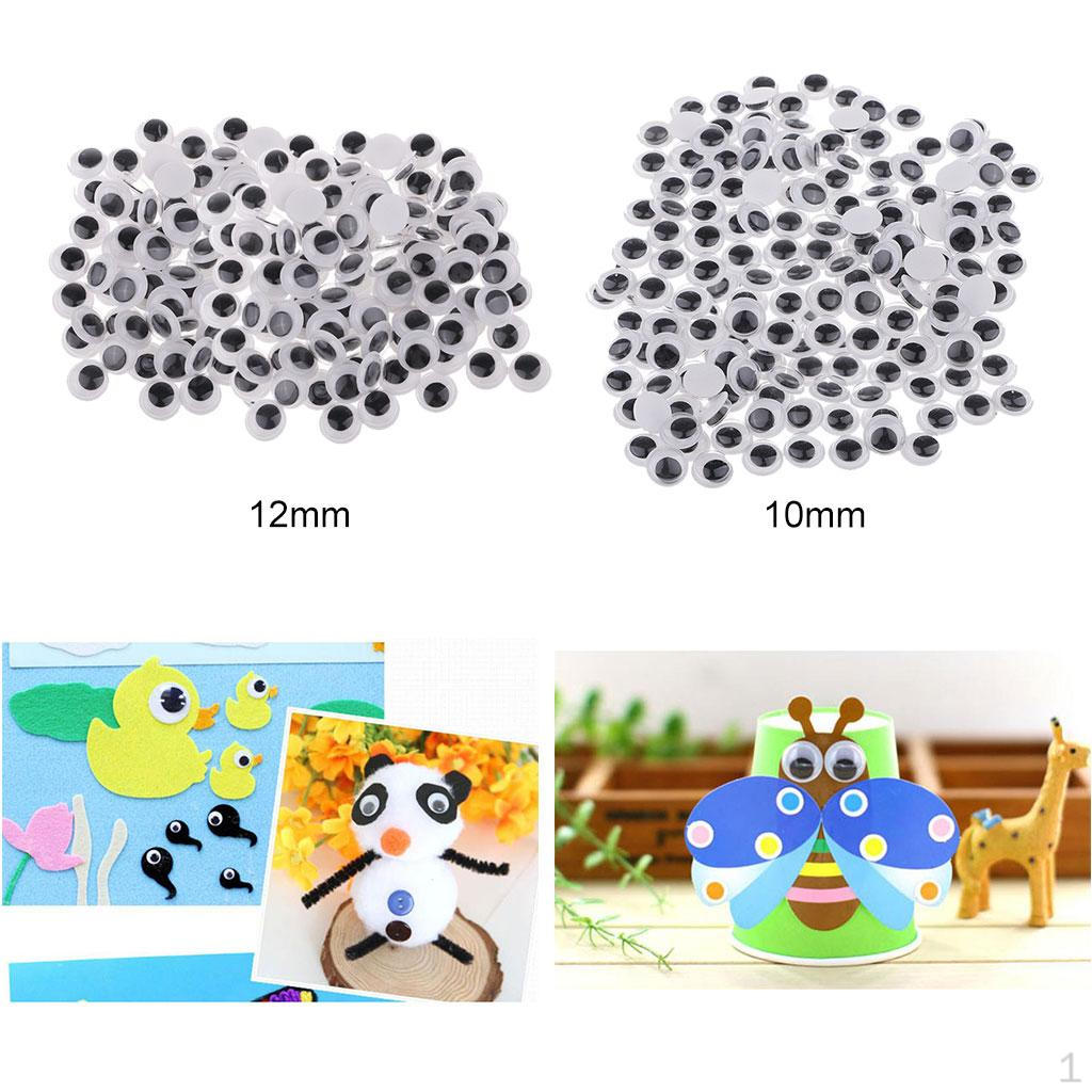 400 Pieces Cute 12 + 10mm Wiggle Googly Eyes Self-Adhesive Scrapbooking Crafts Accessories for
400 Pieces Cute 12 + 10mm Wiggle Googly Eyes Self-Adhesive Scrapbooking Crafts Accessories for