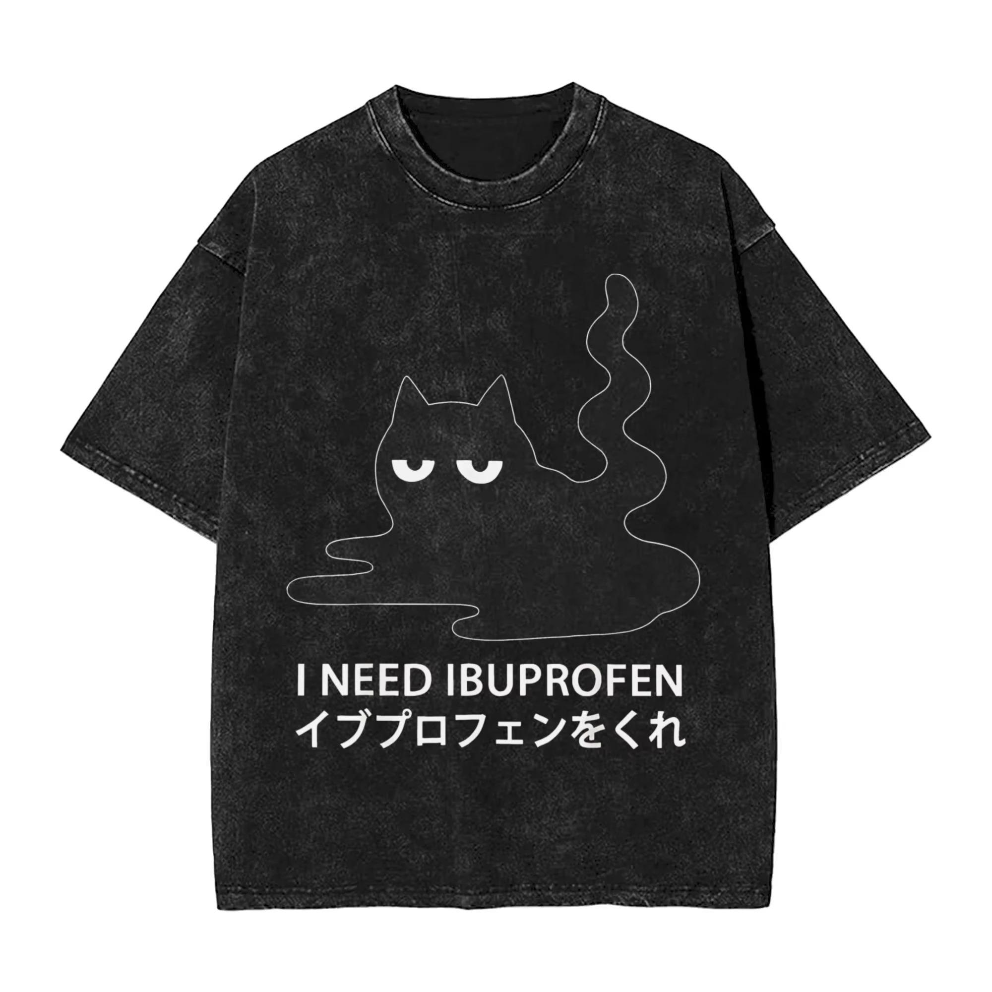 I Need Ibuprofen Japanese Cat T Shirts Hip Hop Washed Cotton High Street TShirts Vintage Unisex Women Tops Streetwear Tops Tees 2XL
I Need Ibuprofen Japanese Cat T Shirts Hip Hop Washed Cotton High Street TShirts Vintage Unisex Women Tops Streetwear Tops Tees 2XL