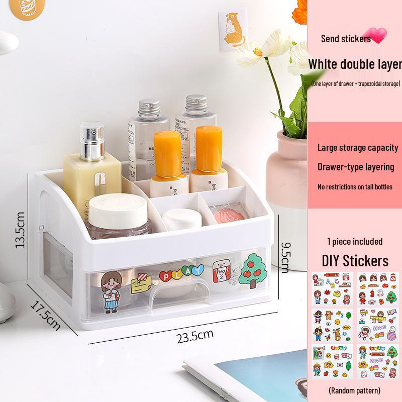 Large Drawer-Style Makeup & Skincare Organizer Box
Large Drawer-Style Makeup & Skincare Organizer Box