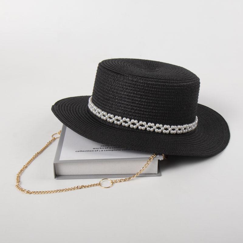 Літній перловий ланцюг паперової трави свято Panamlady Fedoras Cap жінки дозвілля джазовий капелюх head size 57cm
Літній перловий ланцюг паперової трави свято Panamlady Fedoras Cap жінки дозвілля джазовий капелюх head size 57cm