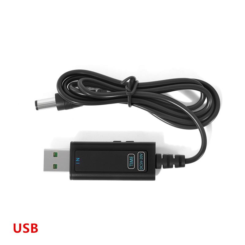 Кабель швидкої зарядки з регульованою напругою DC 5V 12V 20V USB/Type-C на DC 5.5*2.5мм. Підходить для оптичних модемів, роутерів та ноутбуків A
Кабель швидкої зарядки з регульованою напругою DC 5V 12V 20V USB/Type-C на DC 5.5*2.5мм. Підходить для оптичних модемів, роутерів та ноутбуків A
