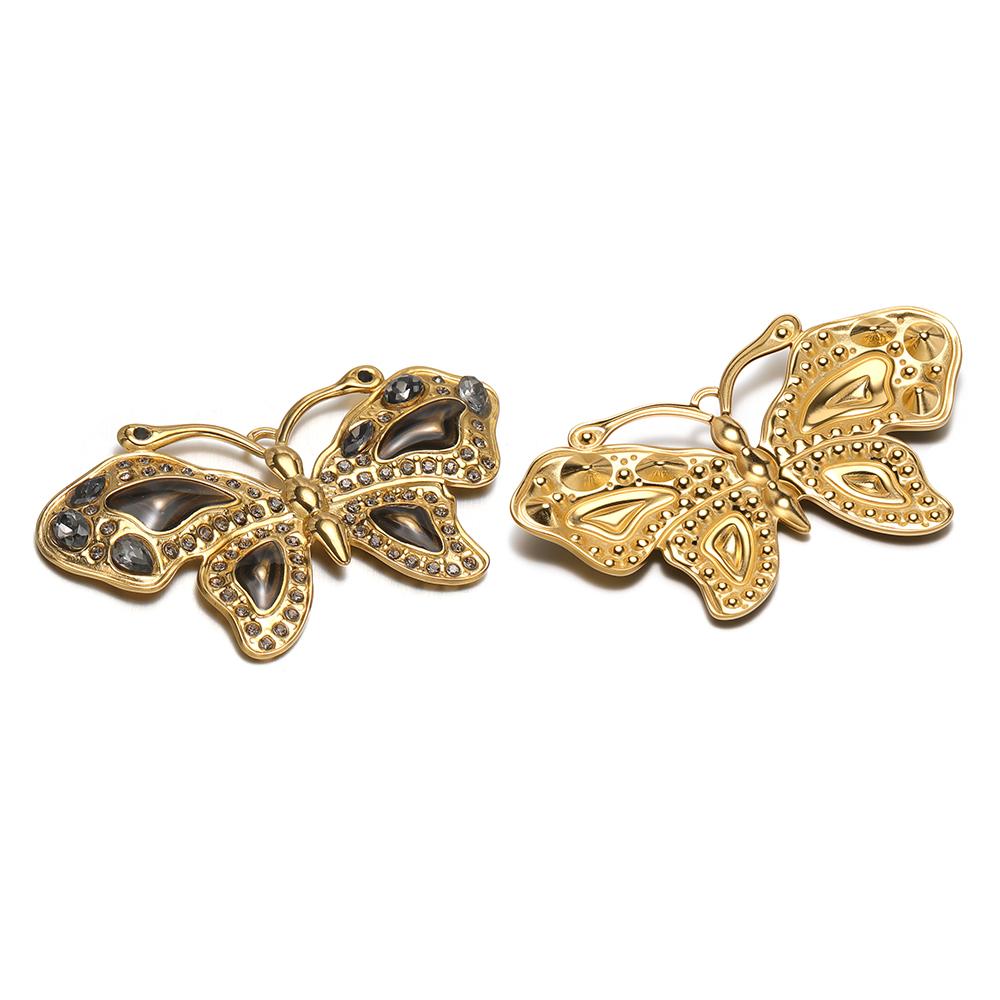 2Pcs Stainless Steel Cubic Zircon Butterfly Charms DIY Jewelry Necklace Bracelet Pendants Findings Earrings Making Accessories
2Pcs Stainless Steel Cubic Zircon Butterfly Charms DIY Jewelry Necklace Bracelet Pendants Findings Earrings Making Accessories