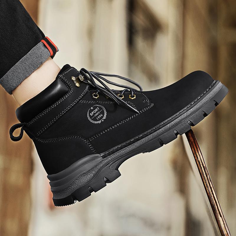 Мужские кожаные ботинки слипоны для улицы, обувь на платформе, роскошный бренд, мужские зимние плюшевые сапоги для снега, универсальные мужские ботинки для мотокросса 45 чёрный
Мужские кожаные ботинки слипоны для улицы, обувь на платформе, роскошный бренд, мужские зимние плюшевые сапоги для снега, универсальные мужские ботинки для мотокросса 45 чёрный