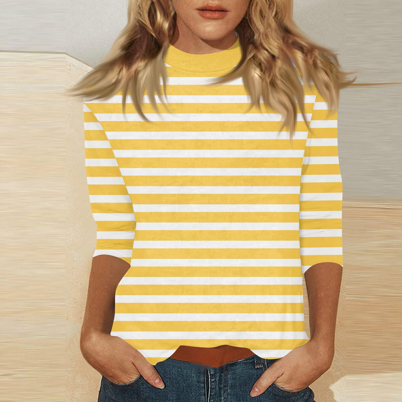 Women s Mock Neck 3/4 Sleeve Printed Top XL жовтий
Women s Mock Neck 3/4 Sleeve Printed Top XL жовтий