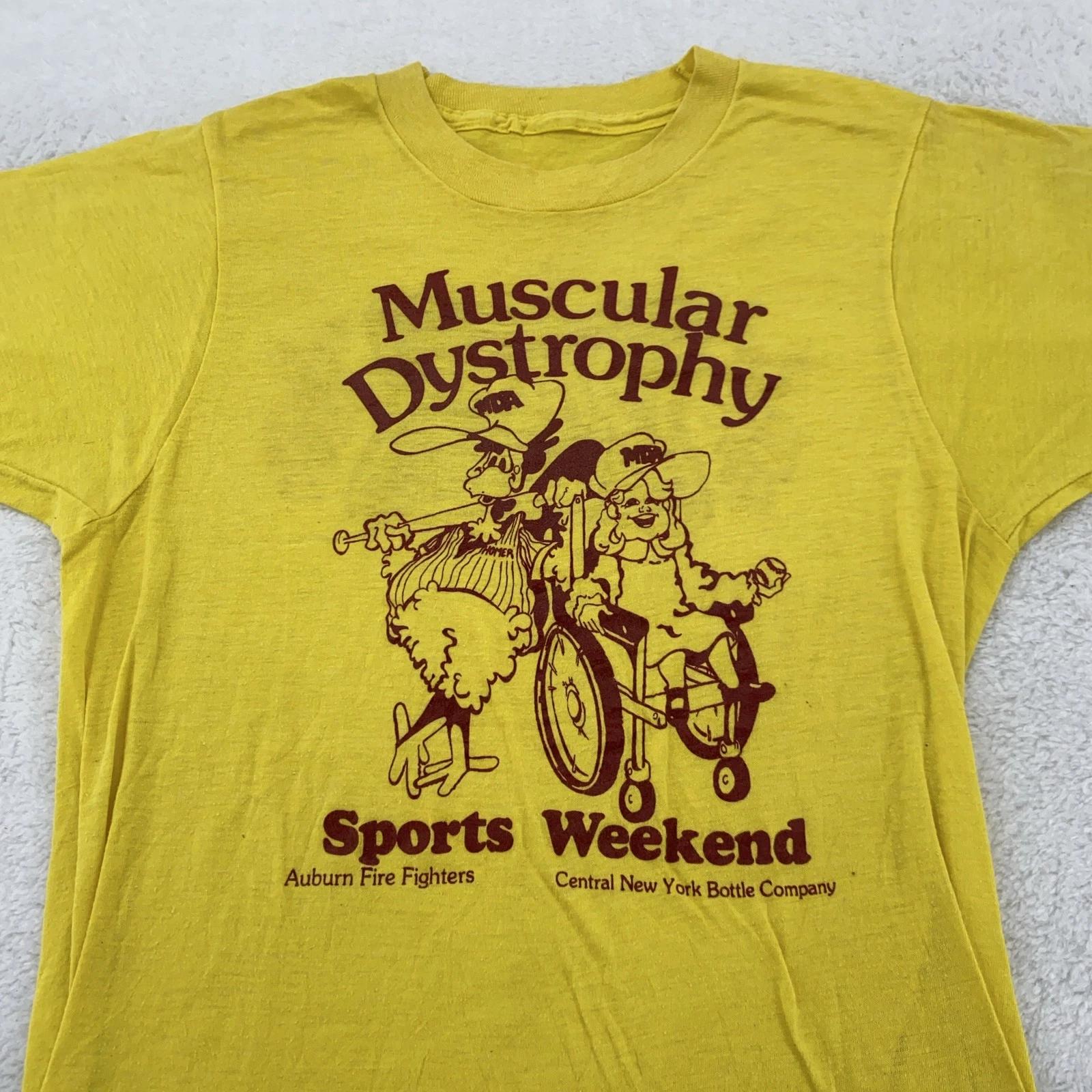 Vintage Muscular Dystrophy Sports Auburn New york Mens XXS miller beer race 80s L
Vintage Muscular Dystrophy Sports Auburn New york Mens XXS miller beer race 80s L