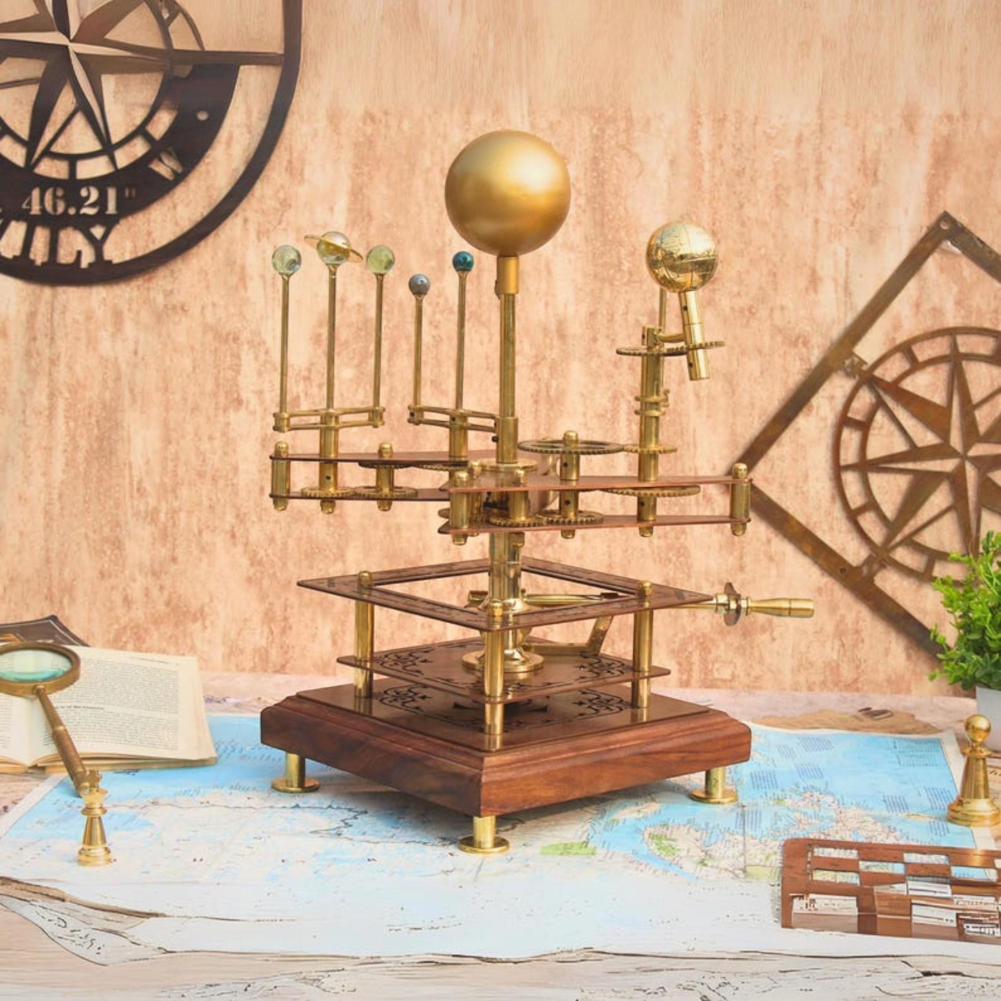 Винтажный декор для дома Orrery Модель солнечной системы Идеальный подарок на новоселье
Винтажный декор для дома Orrery Модель солнечной системы Идеальный подарок на новоселье