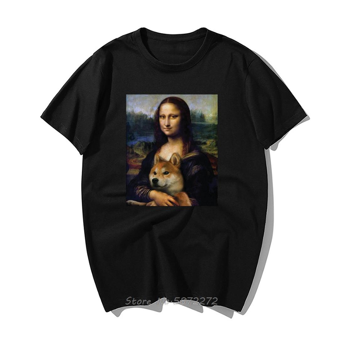 Funny Da Vinci Mona Lisa Holding A Dog Print T-Shirt Men Retro Classic Summer Cotton Clothing Tshirts Harajuku Streetwear - M... S разноцветный
Funny Da Vinci Mona Lisa Holding A Dog Print T-Shirt Men Retro Classic Summer Cotton Clothing Tshirts Harajuku Streetwear - M... S разноцветный