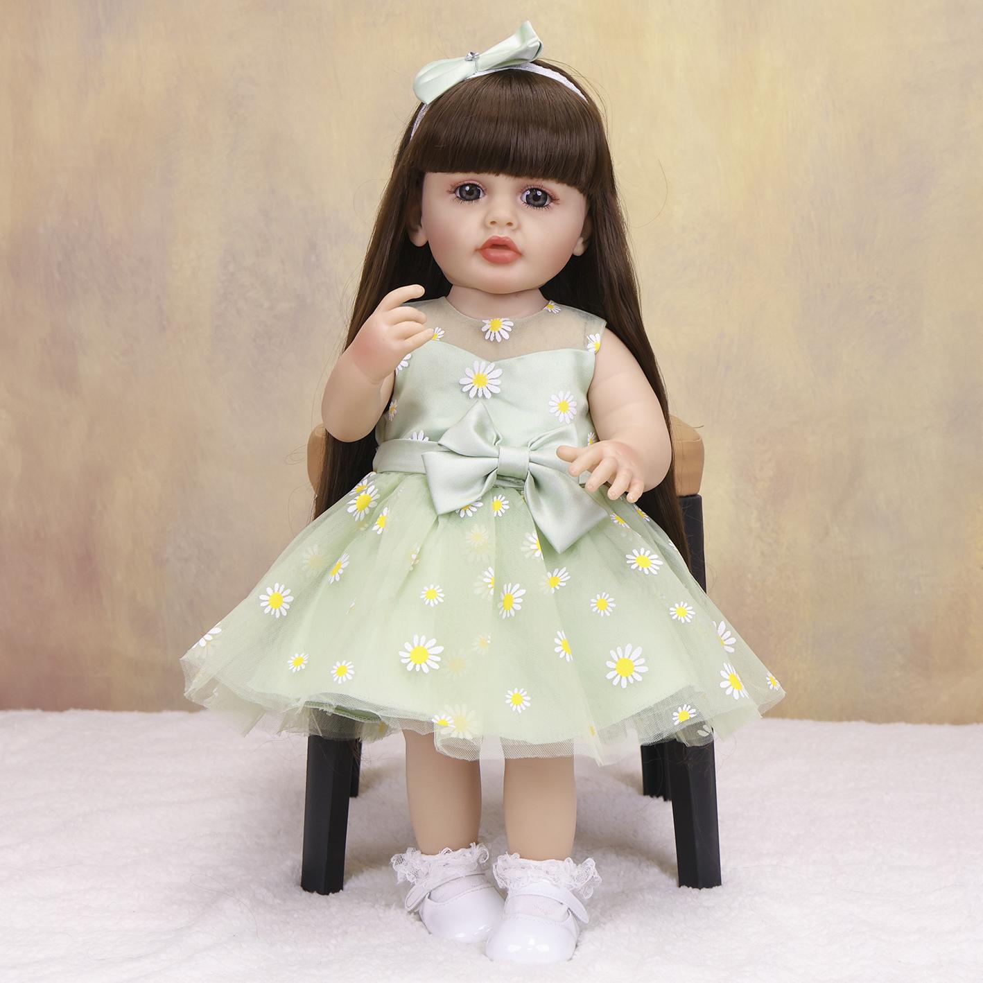 KEIUMI Realistic Reborn Baby Girl Dolls Wear Green Skirt Princess Doll suit Christmas Holloween Decoration Gifts 22 inch about 55 cm
KEIUMI Realistic Reborn Baby Girl Dolls Wear Green Skirt Princess Doll suit Christmas Holloween Decoration Gifts 22 inch about 55 cm