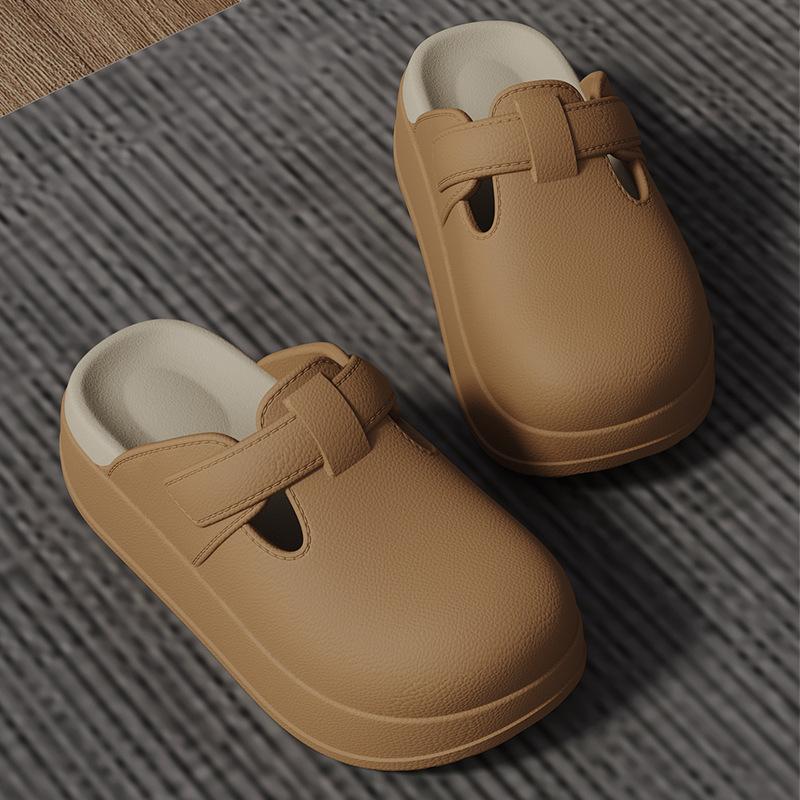 Women Thick Sole Clog Slippers Closed Toe Buckle Decor EVA Mules Casual Indoor Outdoor Garden Shoes 41 коричневий
Women Thick Sole Clog Slippers Closed Toe Buckle Decor EVA Mules Casual Indoor Outdoor Garden Shoes 41 коричневий