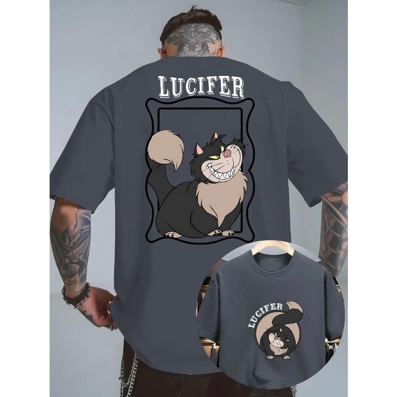 202526 Summer Disney Bad Cat Lucifer Printed Pure Cotton Tshirt Fashionable Loose Shortsleeved Unisex 4XL
202526 Summer Disney Bad Cat Lucifer Printed Pure Cotton Tshirt Fashionable Loose Shortsleeved Unisex 4XL