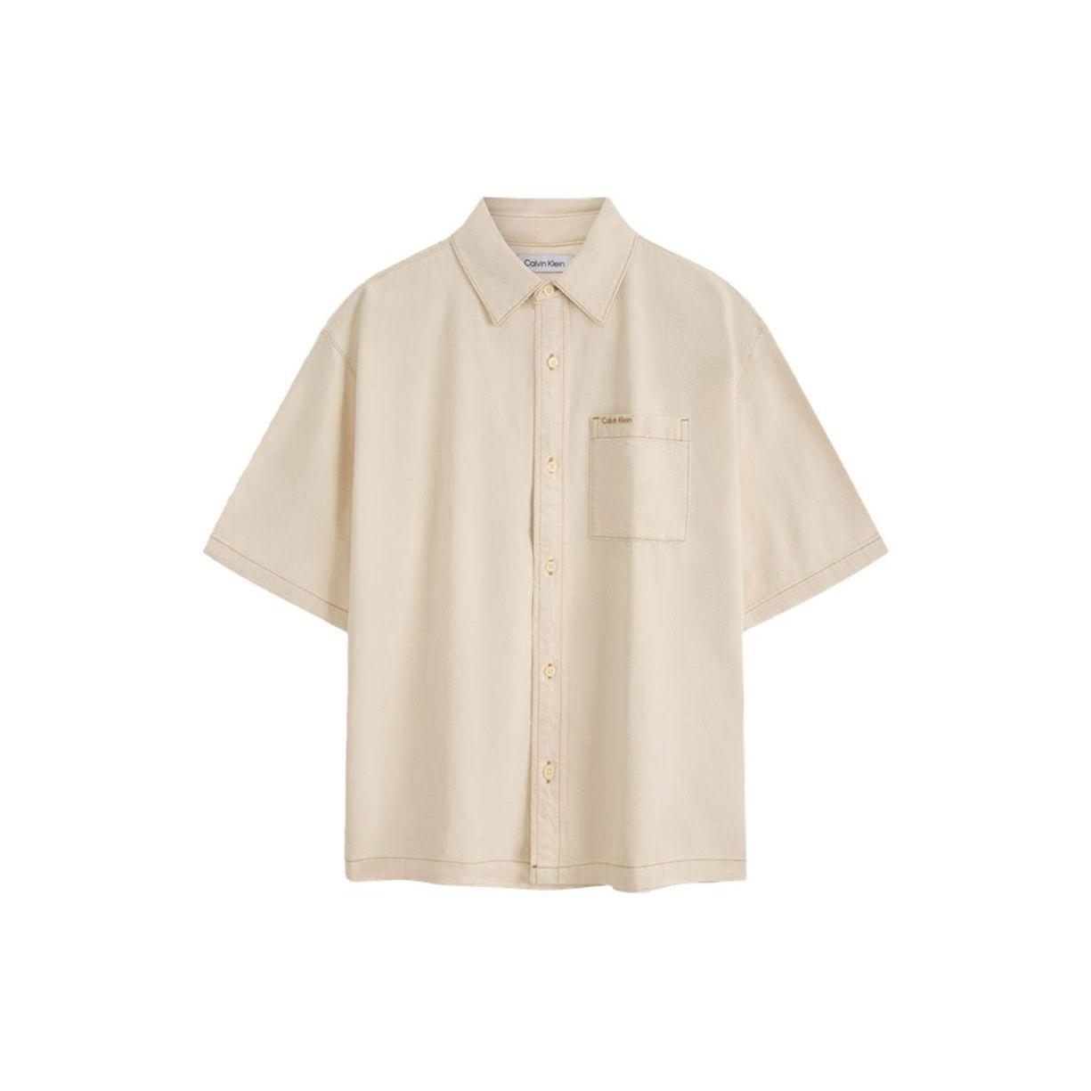 Calvin Klein Solid Color Square Pocket Single-Breasted Short Sleeve Shirt Men Tops Light-Khaki 40MM729-CXX
Calvin Klein Solid Color Square Pocket Single-Breasted Short Sleeve Shirt Men Tops Light-Khaki 40MM729-CXX