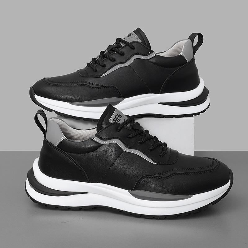 Men s breathable casual shoes lace-up versatile men s shoes genuine leather cowhide small white shoes men s sneakers board shoes 44 чорний
Men s breathable casual shoes lace-up versatile men s shoes genuine leather cowhide small white shoes men s sneakers board shoes 44 чорний
