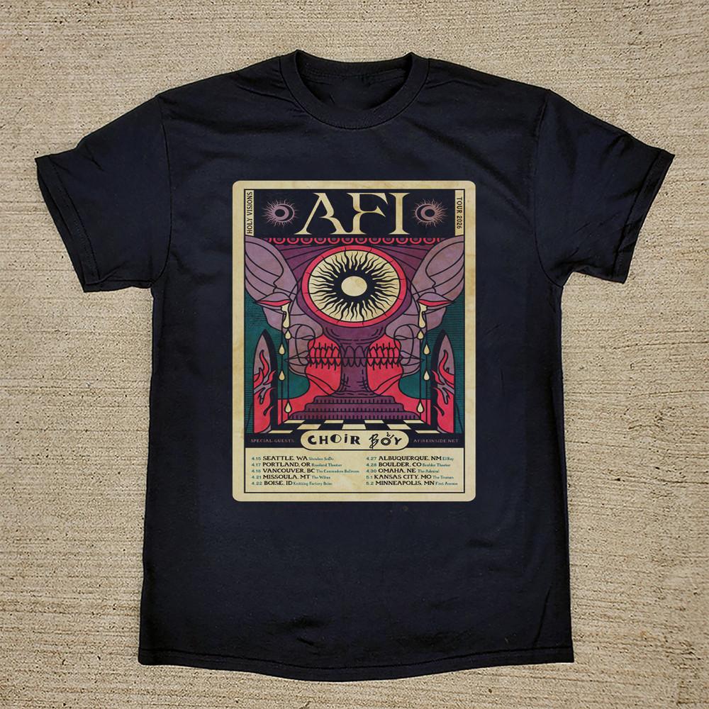 AFI Band 2026 headline tour T Shirt Full Size S5XL KK570 Unisex T-Shirt XXL
AFI Band 2026 headline tour T Shirt Full Size S5XL KK570 Unisex T-Shirt XXL