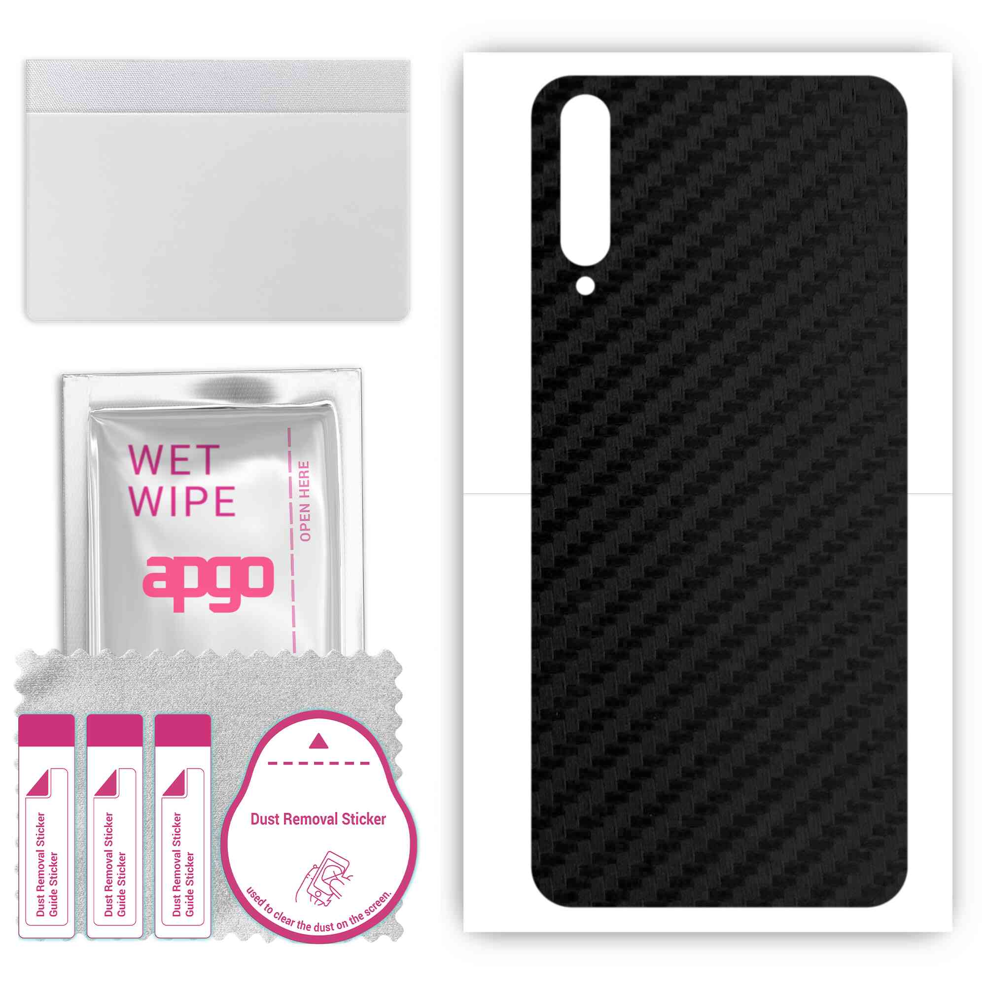 apgo Protective Skin Sticker for the back compatible with Honor 30i, Wrap Film, Foil, Vinyl - Pattern Carbon Black
apgo Protective Skin Sticker for the back compatible with Honor 30i, Wrap Film, Foil, Vinyl - Pattern Carbon Black