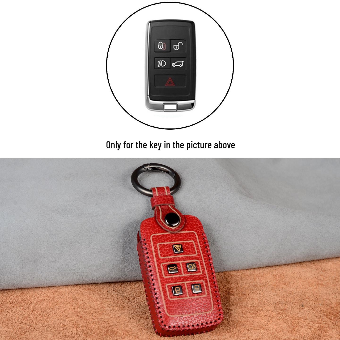 Genuine Leather Key Case for Land Rover: Range Rover Evoque, Discovery 4/5, Velar, Defender 110/90 - Women s Edition
Genuine Leather Key Case for Land Rover: Range Rover Evoque, Discovery 4/5, Velar, Defender 110/90 - Women s Edition