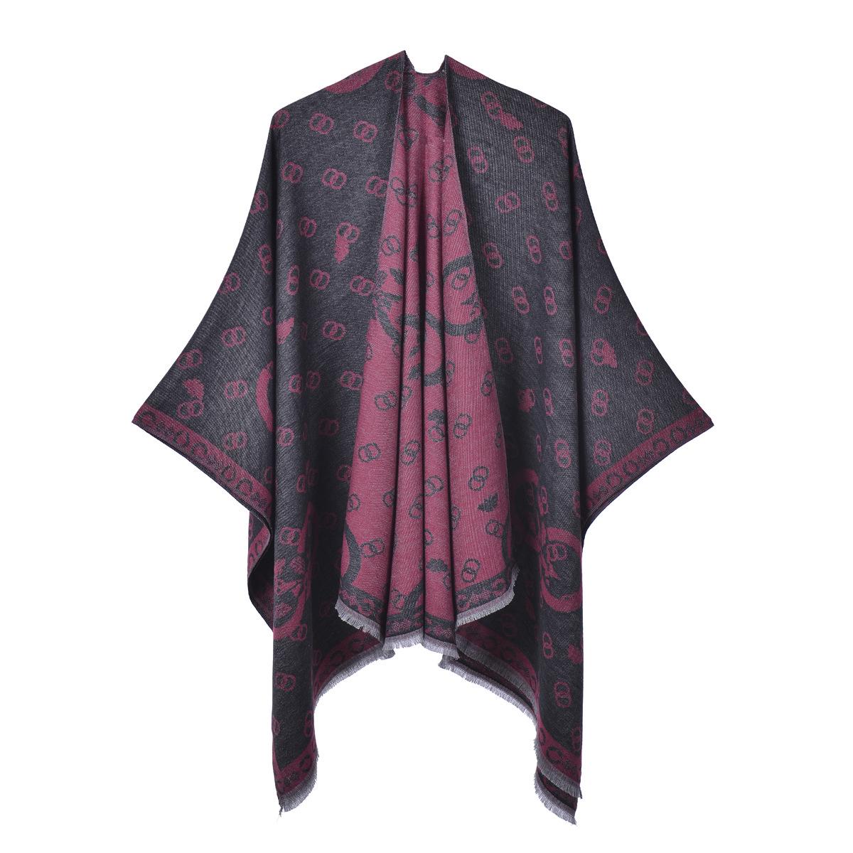 Женский ретро двусторонний кейп-шарф-шаль с кисточками 130x150CM
Женский ретро двусторонний кейп-шарф-шаль с кисточками 130x150CM