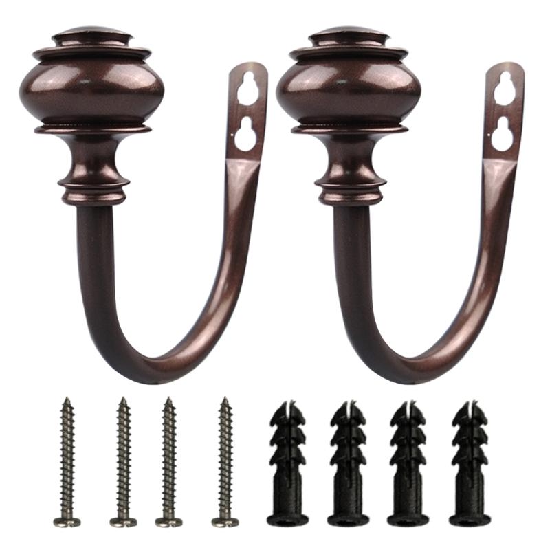 Набор из 2 металлических держателей для штор, подхваты для штор, настенные крючки для штор для гостиной, элегантно коричневый
Набор из 2 металлических держателей для штор, подхваты для штор, настенные крючки для штор для гостиной, элегантно коричневый