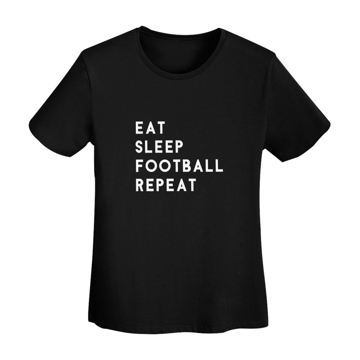 Eat Sleep Football Repeat TShirt Women Short Sleeve T Shirts Crew Neck Clothes Cotton Summer Tees Streetwear 4XL
Eat Sleep Football Repeat TShirt Women Short Sleeve T Shirts Crew Neck Clothes Cotton Summer Tees Streetwear 4XL