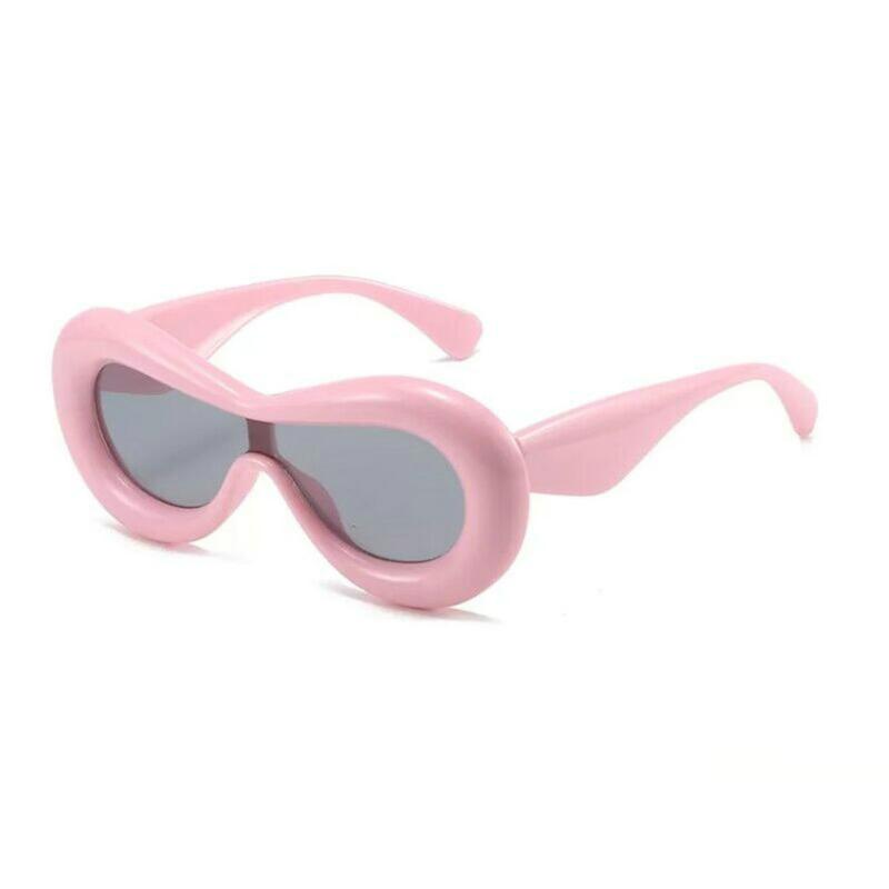 New Joined Body Concave Form Sunglasses Women S Outdoor Quirky Personality Sun Glasses Women Candy Color Fashion Eyewear Uv400 As shown in the figu
New Joined Body Concave Form Sunglasses Women S Outdoor Quirky Personality Sun Glasses Women Candy Color Fashion Eyewear Uv400 As shown in the figu