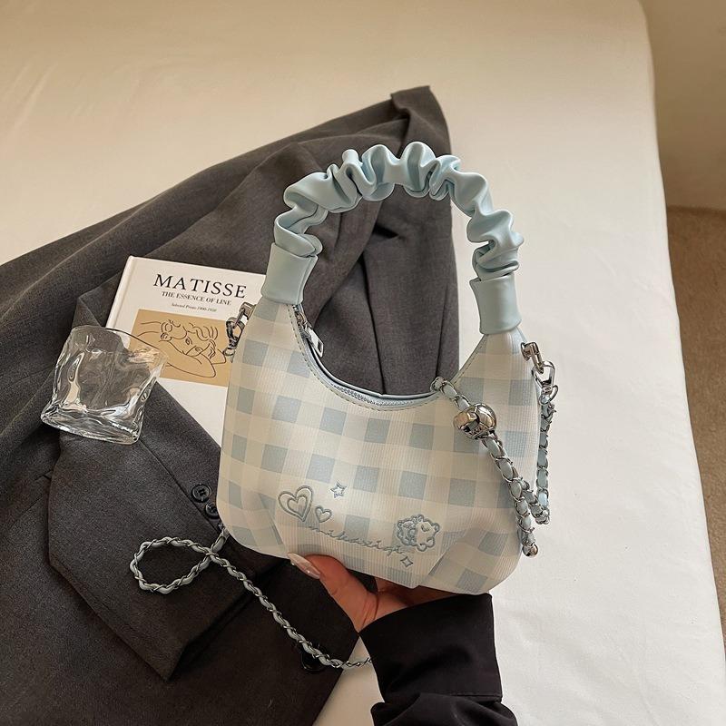 Высококлассная нишевая сумка женская летняя новая модная сумка-мессенджер на цепочке клетчатая портативная сумка-пельмень
Высококлассная нишевая сумка женская летняя новая модная сумка-мессенджер на цепочке клетчатая портативная сумка-пельмень