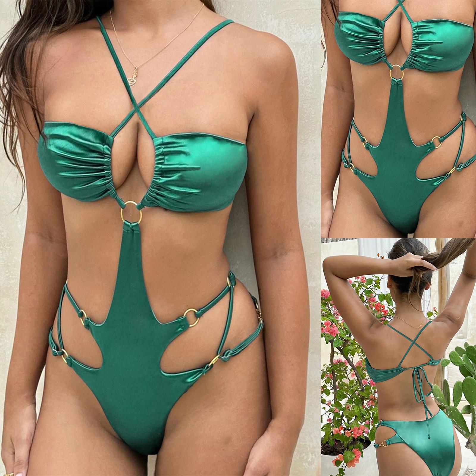 (Бризанд) Модные женские сексуальные бикини Slim Fit однотонные интегрированные купальники
(Бризанд) Модные женские сексуальные бикини Slim Fit однотонные интегрированные купальники
