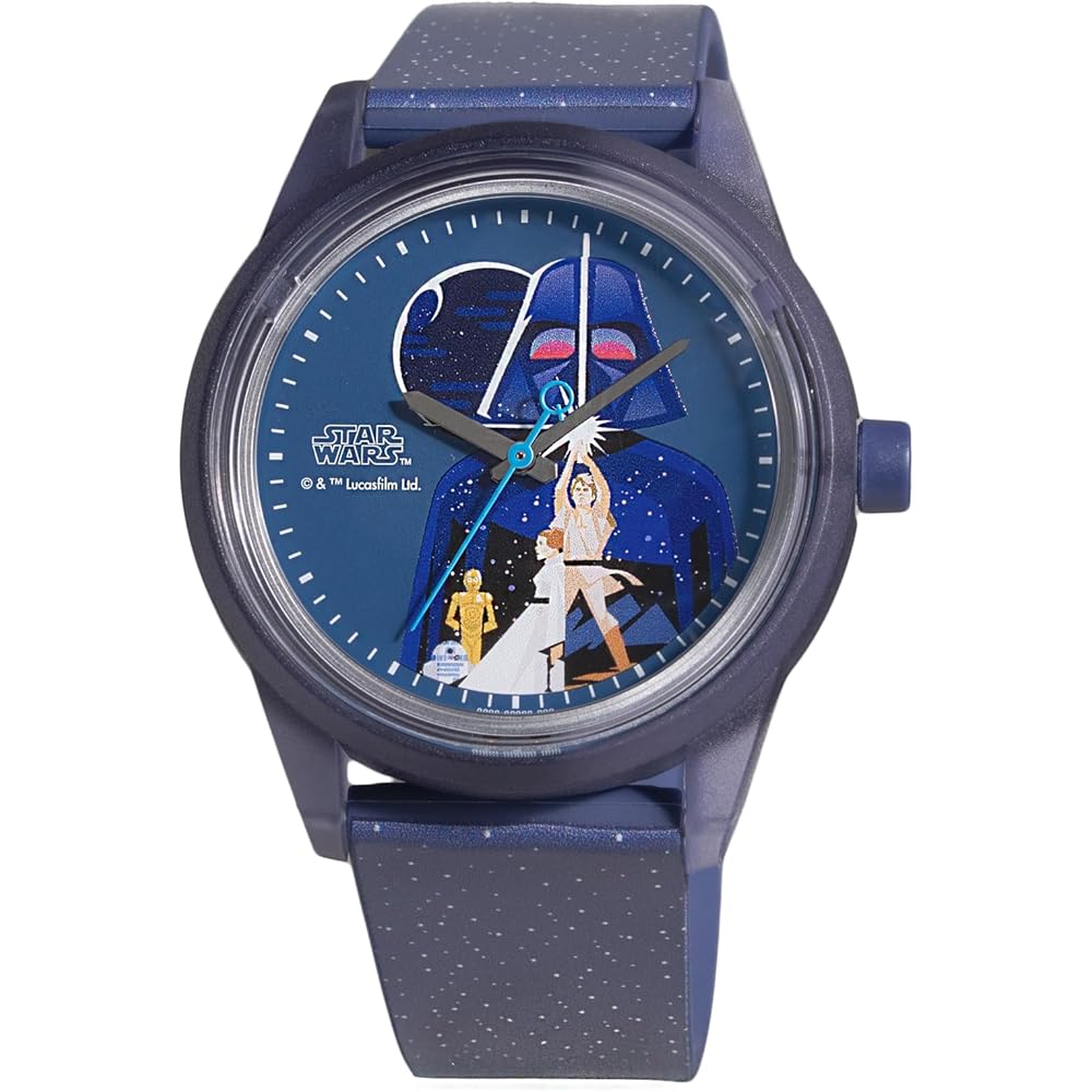 Citizen Q&Q Star Wars Luke Skywalker Solar Analog Watch 10 ATM Water Resistant Blue Rubber Band
Citizen Q&Q Star Wars Luke Skywalker Solar Analog Watch 10 ATM Water Resistant Blue Rubber Band