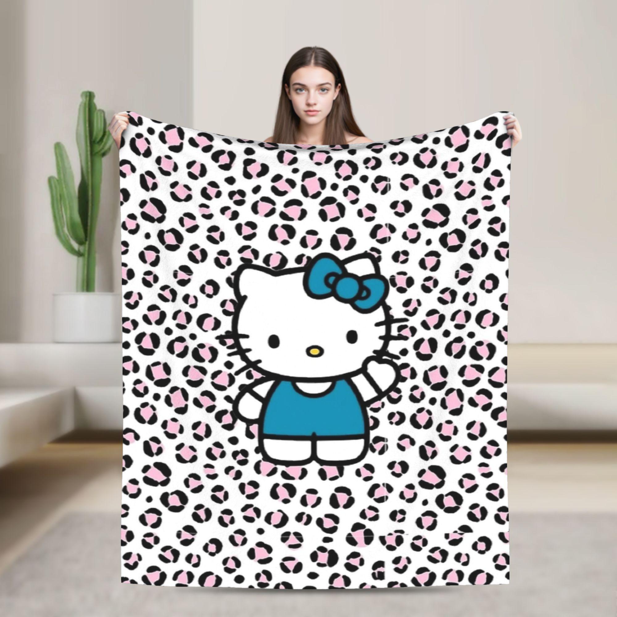 Hello Kitty Blankets Fleece Winter Portable Super Soft Throw Blanket for Bed Travel Plush Thin Quilt 130x150cm
Hello Kitty Blankets Fleece Winter Portable Super Soft Throw Blanket for Bed Travel Plush Thin Quilt 130x150cm