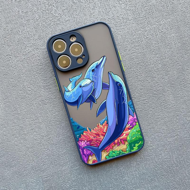 Ocean Animal Cute Dolphin Phone Case For iPhone 15 14 16 Pro Max 7 8 Plus 11 12 13 Pro Max Mini SE2 X XR XS Shockproof Covers iphone 16Pro
Ocean Animal Cute Dolphin Phone Case For iPhone 15 14 16 Pro Max 7 8 Plus 11 12 13 Pro Max Mini SE2 X XR XS Shockproof Covers iphone 16Pro