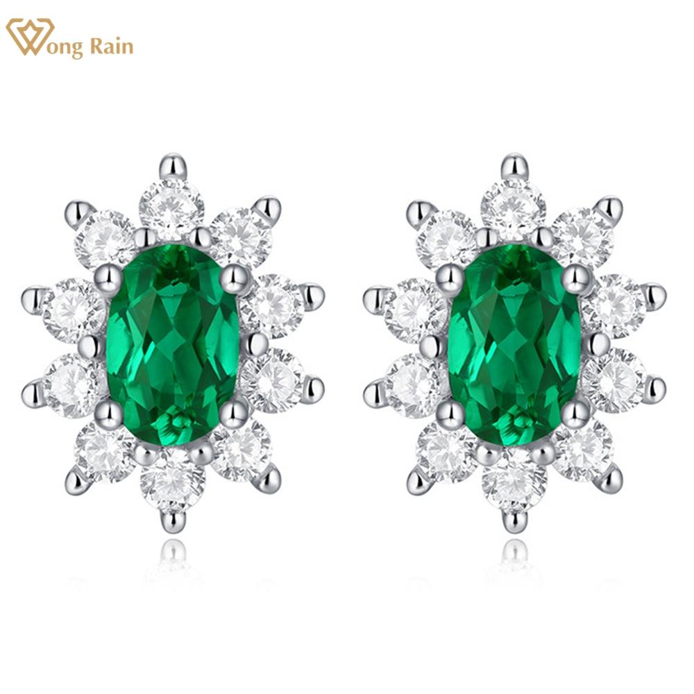 Wong Rain Classic 100% 925 стерлингового серебра Овал 4 * 6 ММ / 1CT AAAAA Цирконы Драгоценный камень Тонкие ювелирные изделия Серьги для женщин Подарки зелёный
Wong Rain Classic 100% 925 стерлингового серебра Овал 4 * 6 ММ / 1CT AAAAA Цирконы Драгоценный камень Тонкие ювелирные изделия Серьги для женщин Подарки зелёный