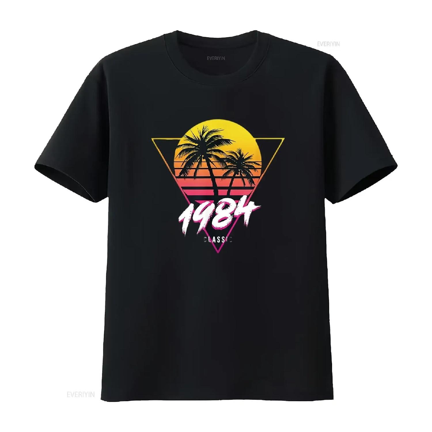 Mens 1984 T Shirt 35th Birthday Retro Synthwave Outrun White Medium vintage Washed Casual streetwear Breathable S чёрный
Mens 1984 T Shirt 35th Birthday Retro Synthwave Outrun White Medium vintage Washed Casual streetwear Breathable S чёрный