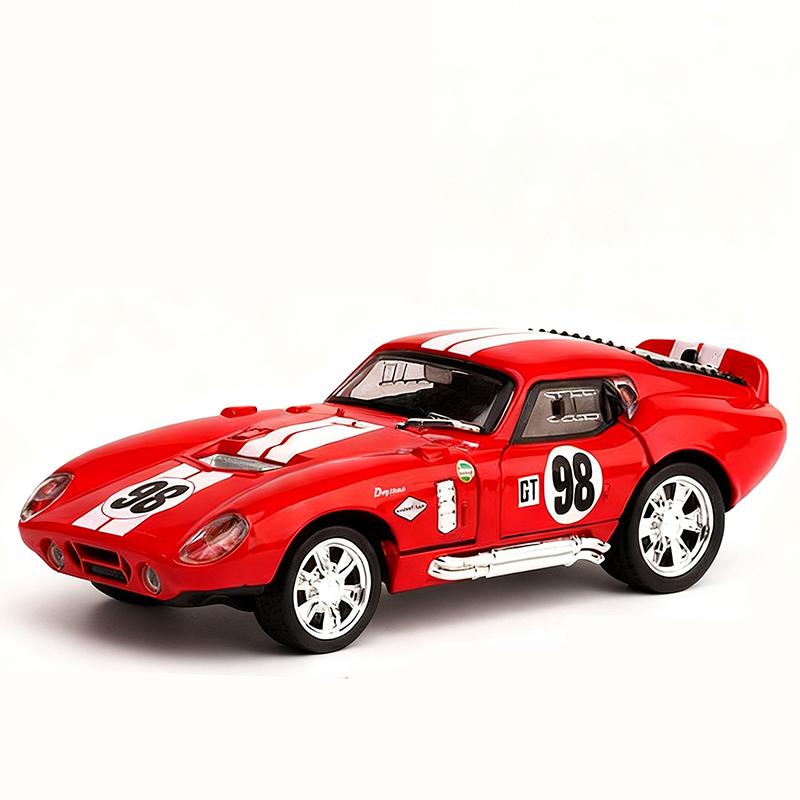 1:32 Mustang Shelby Cobra Daytona Coupe Alloy Die Cast Toy Car Model Sound and Light Children s Toy Collectibles Birthday Gift червоний
1:32 Mustang Shelby Cobra Daytona Coupe Alloy Die Cast Toy Car Model Sound and Light Children s Toy Collectibles Birthday Gift червоний