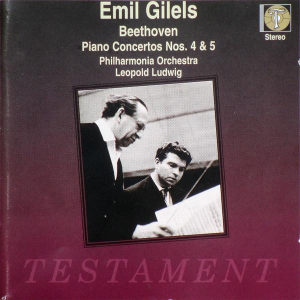 CD LUDWIG VAN BEETHOVEN - EMIL GILELS, - Piano Concertos Nos. 4 & 5 SBT1095 Testament 1997 UK Classical Used
CD LUDWIG VAN BEETHOVEN - EMIL GILELS, - Piano Concertos Nos. 4 & 5 SBT1095 Testament 1997 UK Classical Used