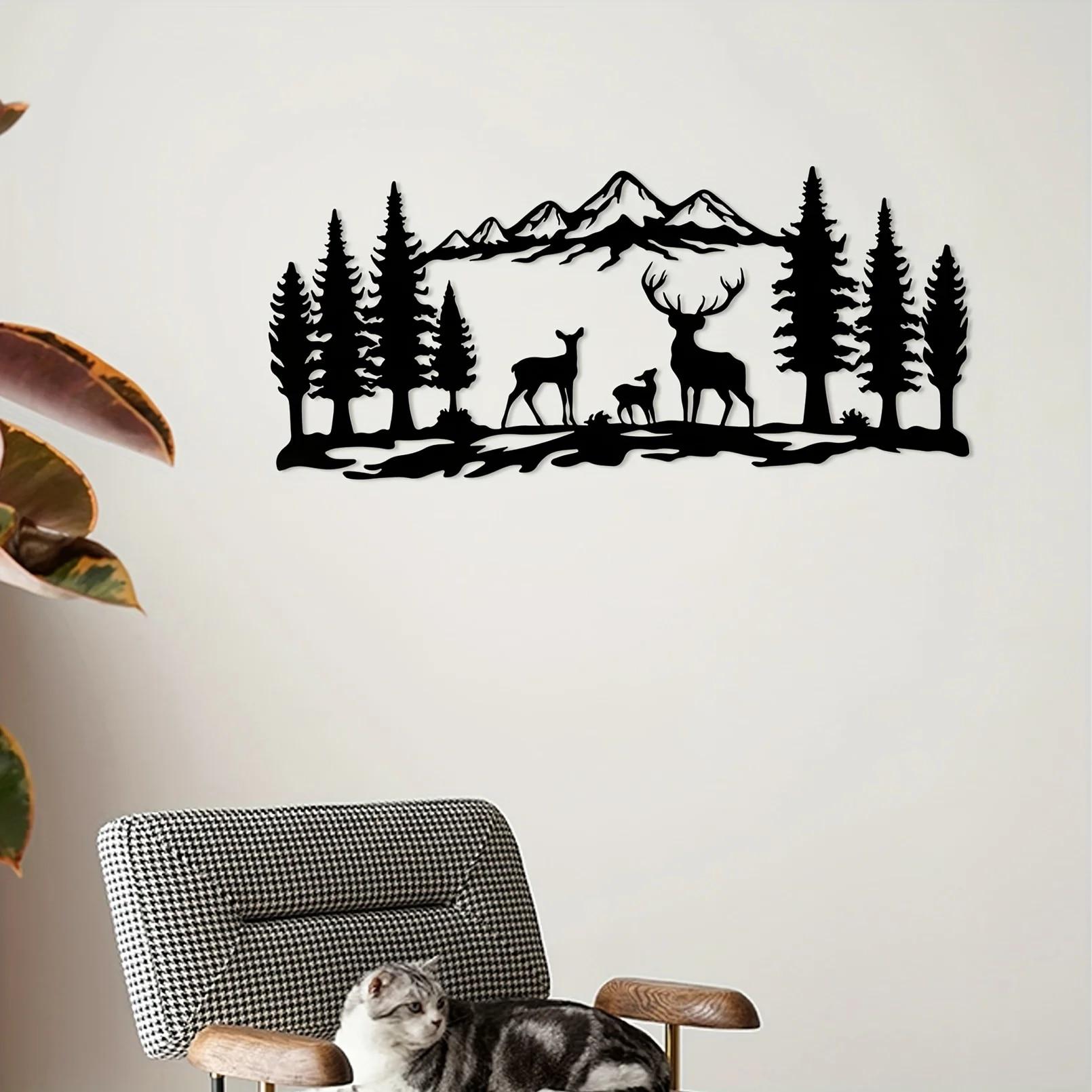 1pc Poster,stick,mural,home,decor,Mountain Forest , Black Metal Wall ,Decoration Minimalist Line ,Drawing Home Pendant Creative
1pc Poster,stick,mural,home,decor,Mountain Forest , Black Metal Wall ,Decoration Minimalist Line ,Drawing Home Pendant Creative