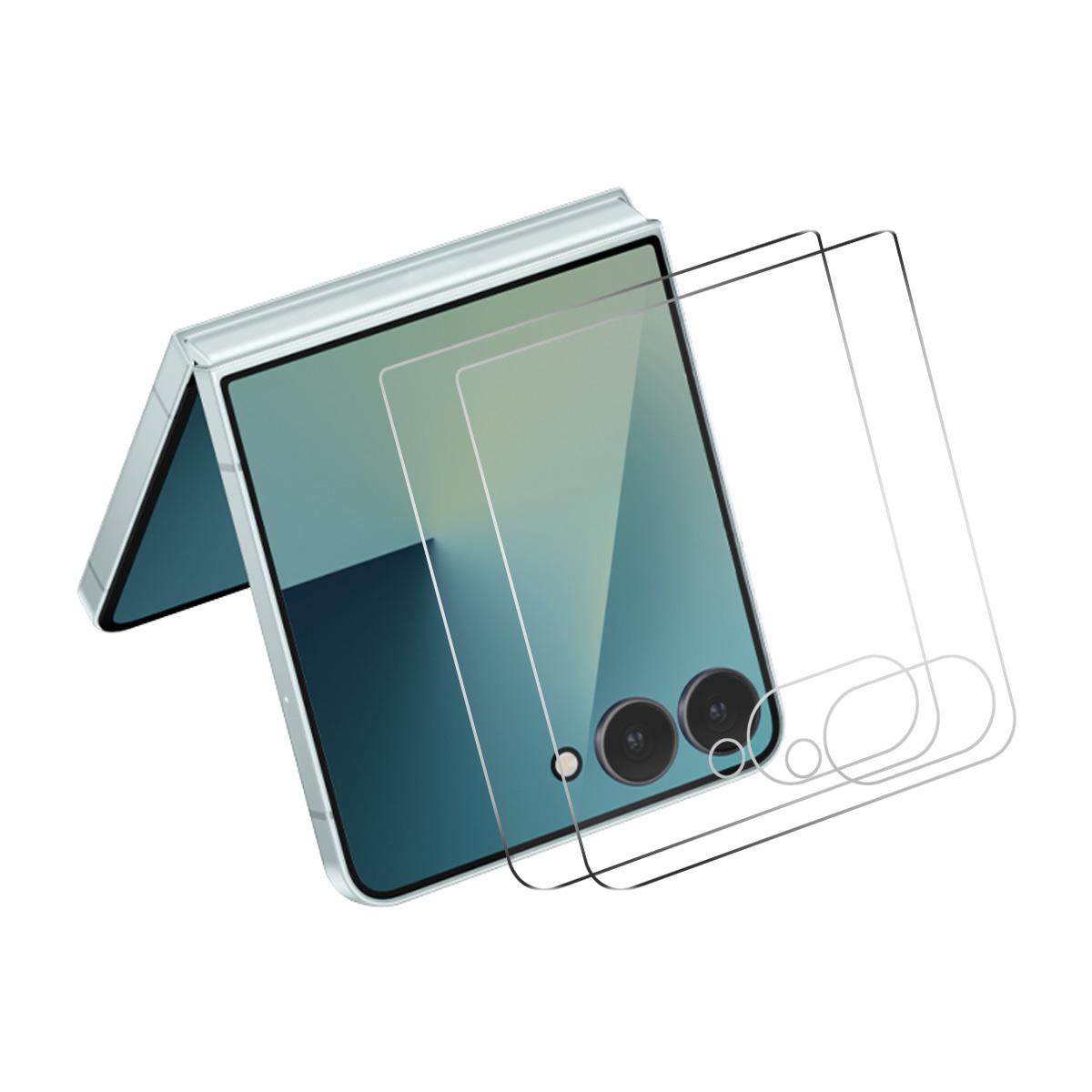 For Samsung Galaxy Z Flip7 5G 2Pcs Screen Protector 9H Clear High Aluminum-Silicon Glass Film Transparent
For Samsung Galaxy Z Flip7 5G 2Pcs Screen Protector 9H Clear High Aluminum-Silicon Glass Film Transparent