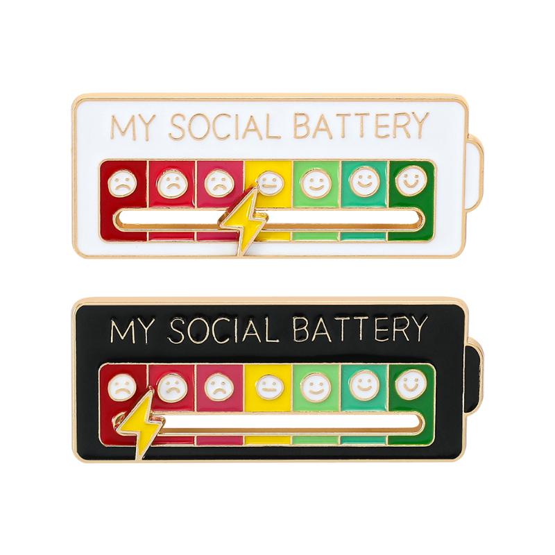 Новые забавные эмалевые булавки My Social Battery Creative Broosh Move To The Mood As You Artistic Pins для украшений для рюкзака
Новые забавные эмалевые булавки My Social Battery Creative Broosh Move To The Mood As You Artistic Pins для украшений для рюкзака