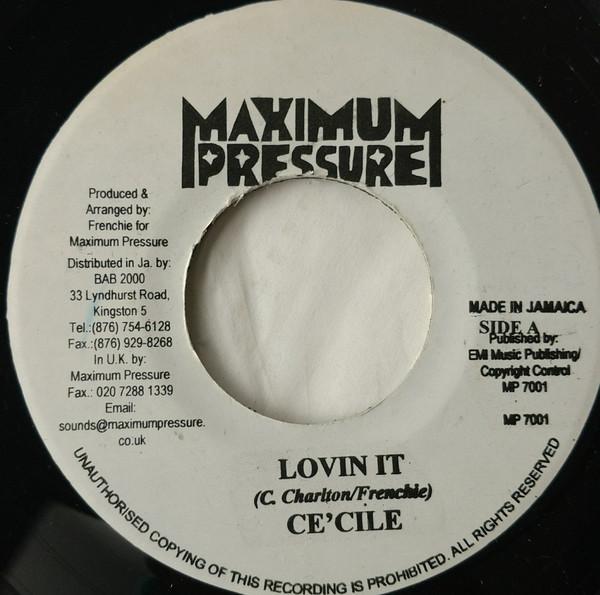 7inch Record CE CILE - Lovin It NONE Maximum Pressur 2002 Jamaica Reggae, Ska & Dub Used
7inch Record CE CILE - Lovin It NONE Maximum Pressur 2002 Jamaica Reggae, Ska & Dub Used
