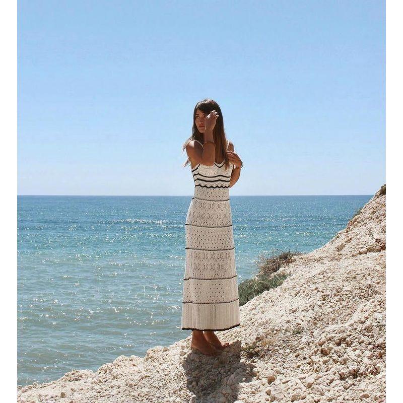 Праздничный Нишевый Стиль 2023 Весна/Лето Новое Поступление Европейский и Американский Сексуальный Вязаный Вырез Длинное Платье на Бретелях Пляжное Путешествие White L
Праздничный Нишевый Стиль 2023 Весна/Лето Новое Поступление Европейский и Американский Сексуальный Вязаный Вырез Длинное Платье на Бретелях Пляжное Путешествие White L