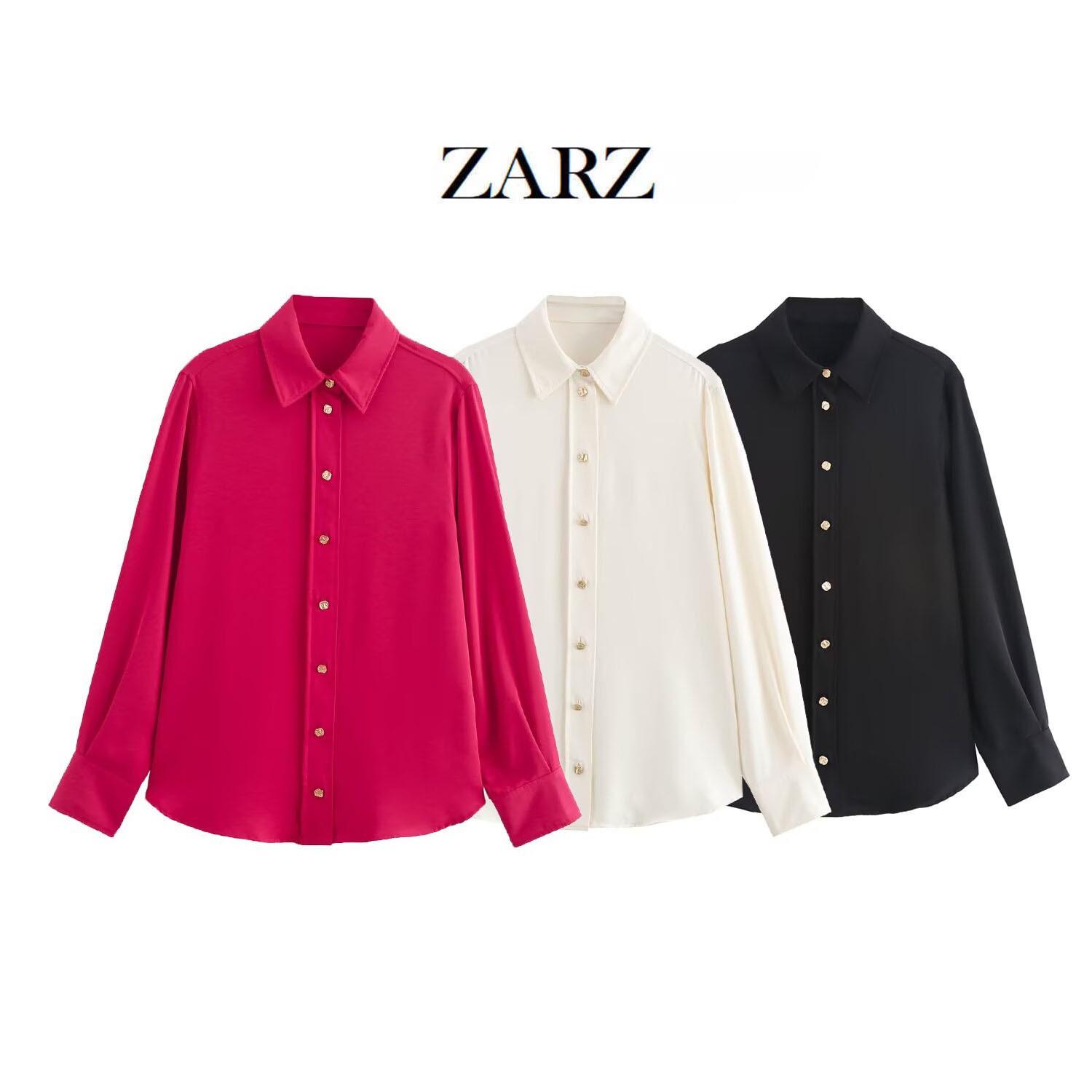 ZARZ DIY Women s Versatile Fashion Shirt – European & American Style with Golden Row Buttons (7969242) Small
ZARZ DIY Women s Versatile Fashion Shirt – European & American Style with Golden Row Buttons (7969242) Small