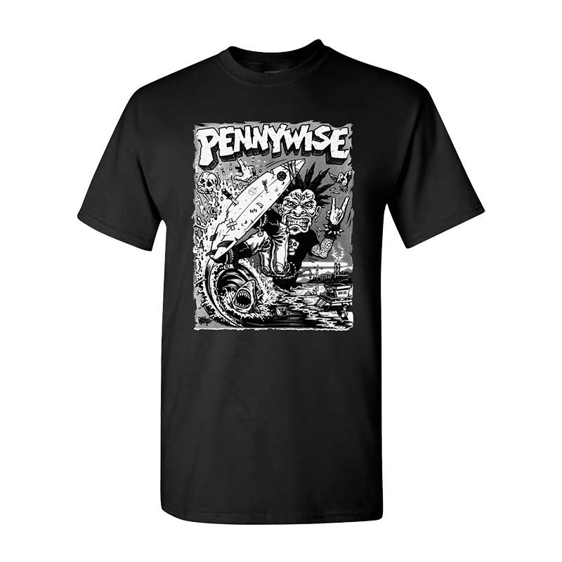Pennywise Punk Rock Band T-Shirt Summer Retro Streetwear Cotton O-Neck Short Sleeve Tee XL
Pennywise Punk Rock Band T-Shirt Summer Retro Streetwear Cotton O-Neck Short Sleeve Tee XL
