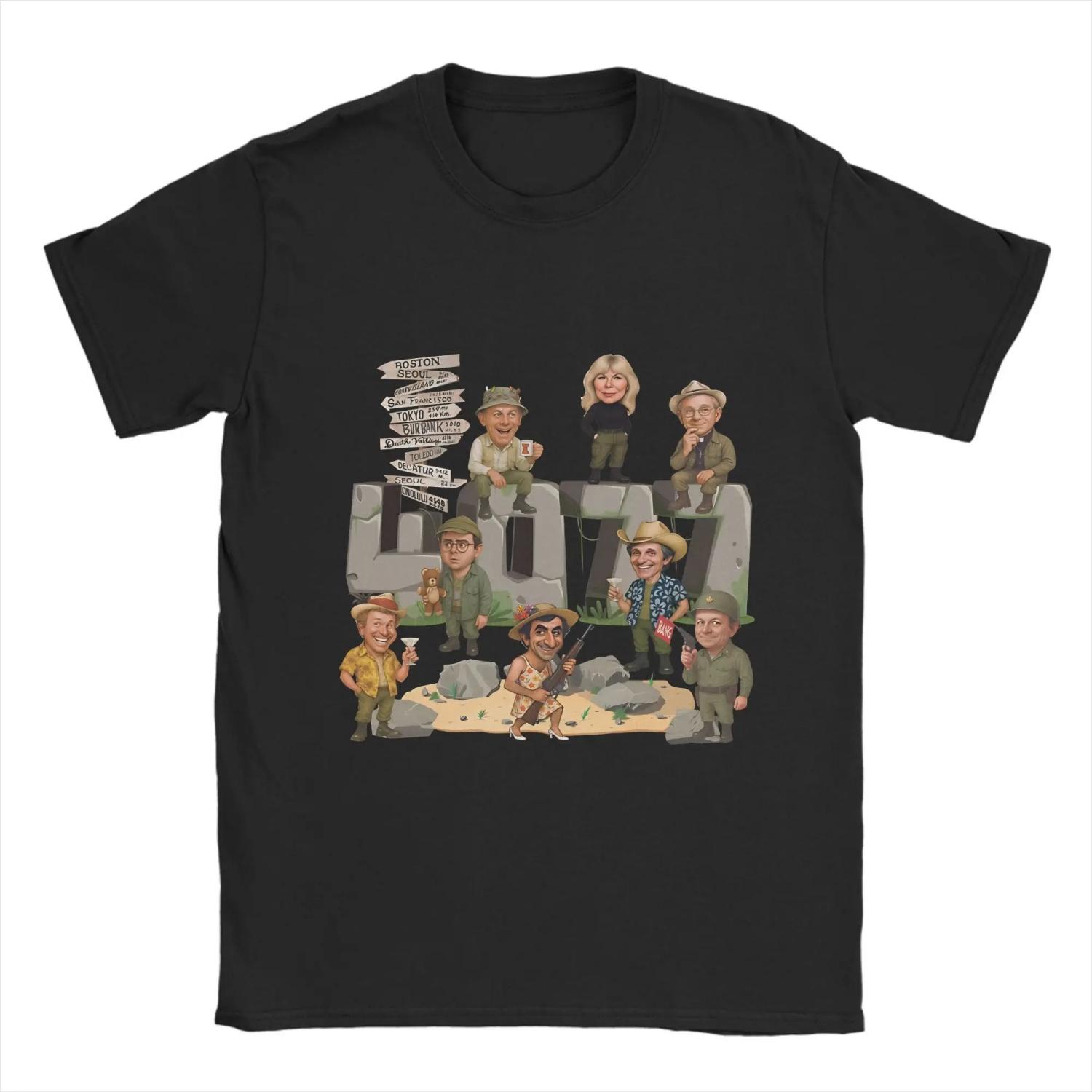 MASH 4077 Men s T Shirt Leisure Tee Shirt Short Sleeve Crew Neck T-Shirt 100% Cotton 4XL 5XL Clothing XXXXL чорний
MASH 4077 Men s T Shirt Leisure Tee Shirt Short Sleeve Crew Neck T-Shirt 100% Cotton 4XL 5XL Clothing XXXXL чорний