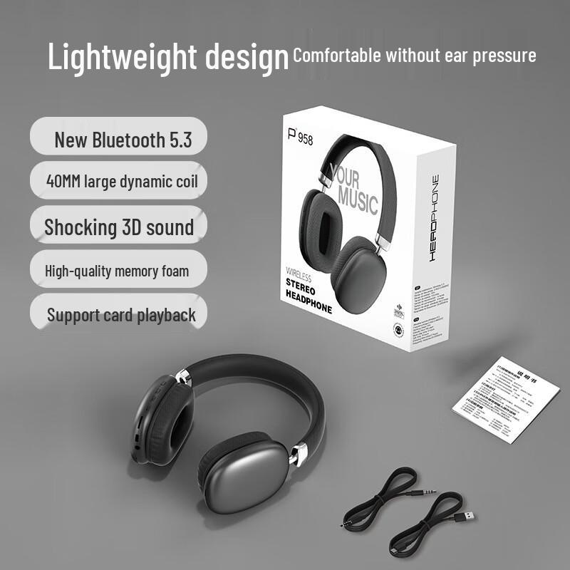 Lilang Wireless Over-Ear Bluetooth Headset
Lilang Wireless Over-Ear Bluetooth Headset