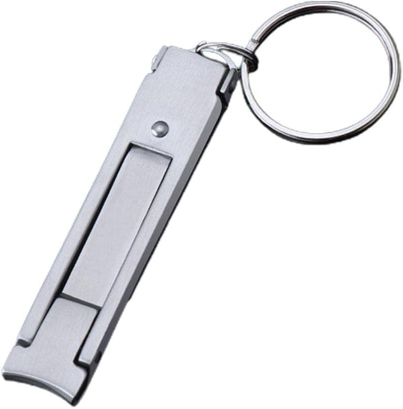Silver Stainless Steel Nail Clippers Folding Practical Multifunctional Household Scissors Tool Mini Nail Care Nail Port Ultra-thin
Silver Stainless Steel Nail Clippers Folding Practical Multifunctional Household Scissors Tool Mini Nail Care Nail Port Ultra-thin