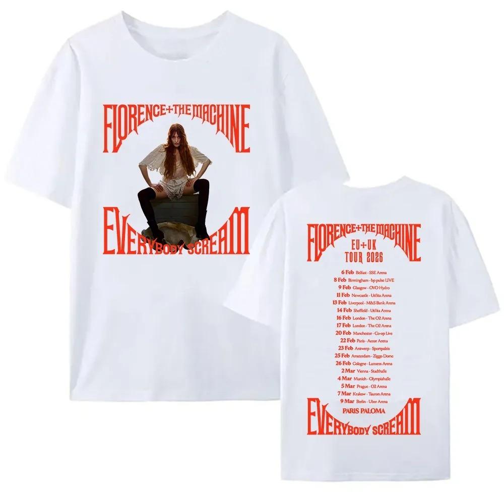 2026 Everybody Scream Tour T-shirt Florence The Machine Band Printing Tshirts Loose Short Sleeve Cotton Female T Shirt Unisex S
2026 Everybody Scream Tour T-shirt Florence The Machine Band Printing Tshirts Loose Short Sleeve Cotton Female T Shirt Unisex S