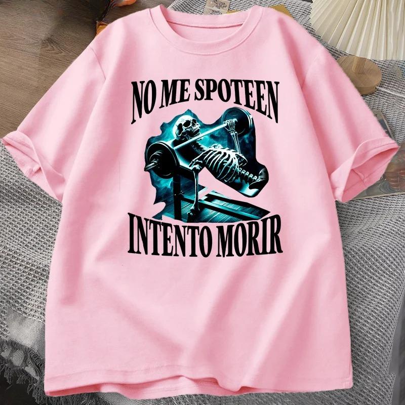 NO ME SPOTEEN INTENTO MORIR Skeleton Gym TShirt Funny Trendy Fitness Exercise Graphic T Shirts Halloween Fall Tshirt Clothes S
NO ME SPOTEEN INTENTO MORIR Skeleton Gym TShirt Funny Trendy Fitness Exercise Graphic T Shirts Halloween Fall Tshirt Clothes S