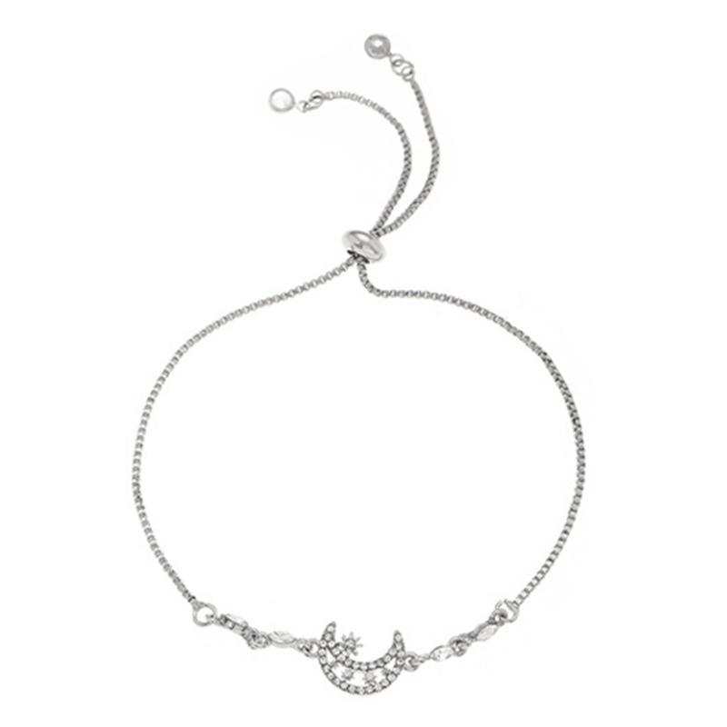Fashionable Star Zircon Pendant Bracelet with Zircon Chain 18K PVD Gold Plated Sturdy Copper Materials Daily Use
Fashionable Star Zircon Pendant Bracelet with Zircon Chain 18K PVD Gold Plated Sturdy Copper Materials Daily Use