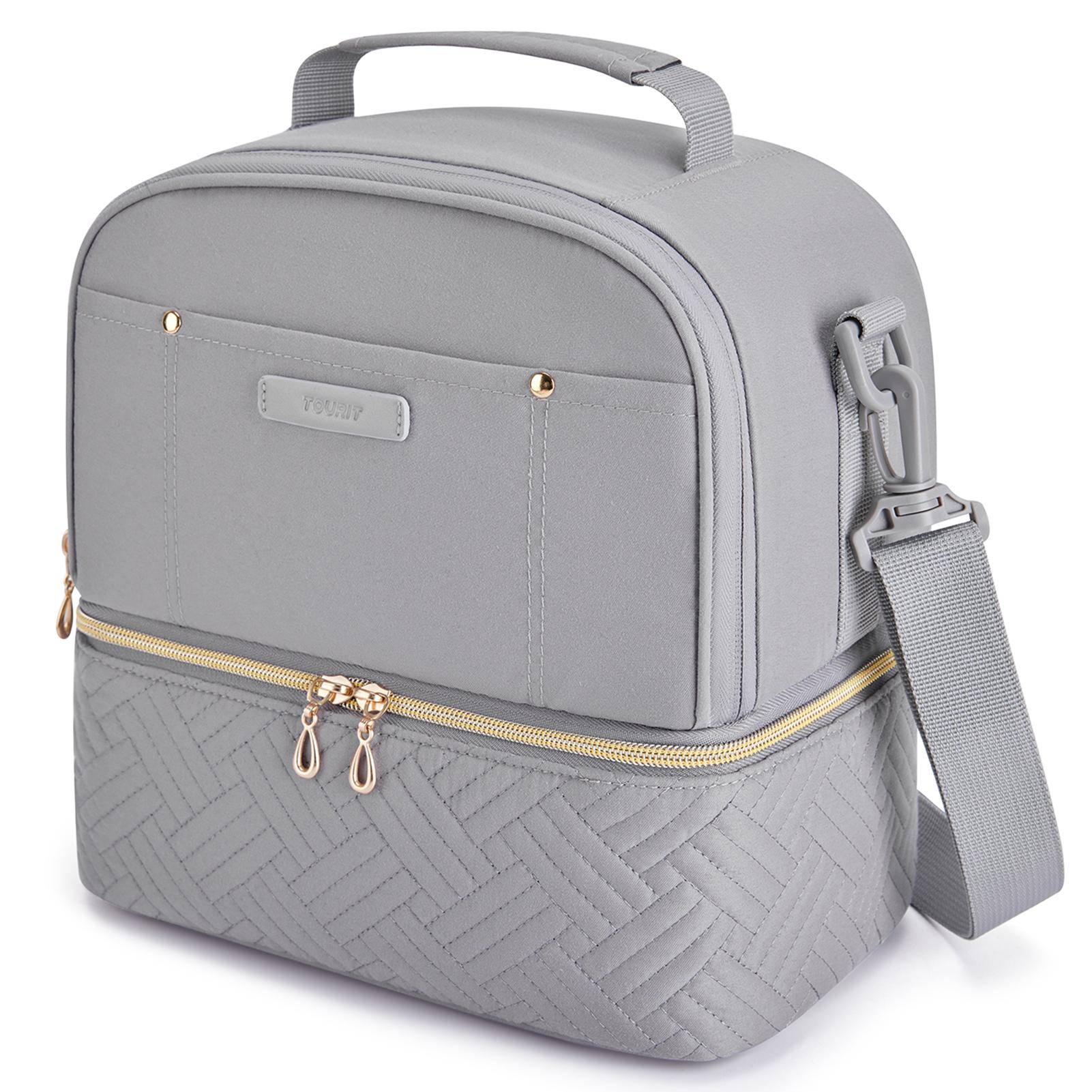 TOURIT Thermal Lunch Bag for Women Cooler Bags for School Picnic Food Insulated Case Durable Waterproof Lunch Boxes Adults 2 floors
TOURIT Thermal Lunch Bag for Women Cooler Bags for School Picnic Food Insulated Case Durable Waterproof Lunch Boxes Adults 2 floors