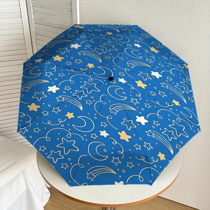 1pc Stars, Moons, and Shooting Stars Pattern Umbrella with Plastic Handle,Suitable for All Seasons Home Travel Outdoor UmbrellaDD1695
1pc Stars, Moons, and Shooting Stars Pattern Umbrella with Plastic Handle,Suitable for All Seasons Home Travel Outdoor UmbrellaDD1695