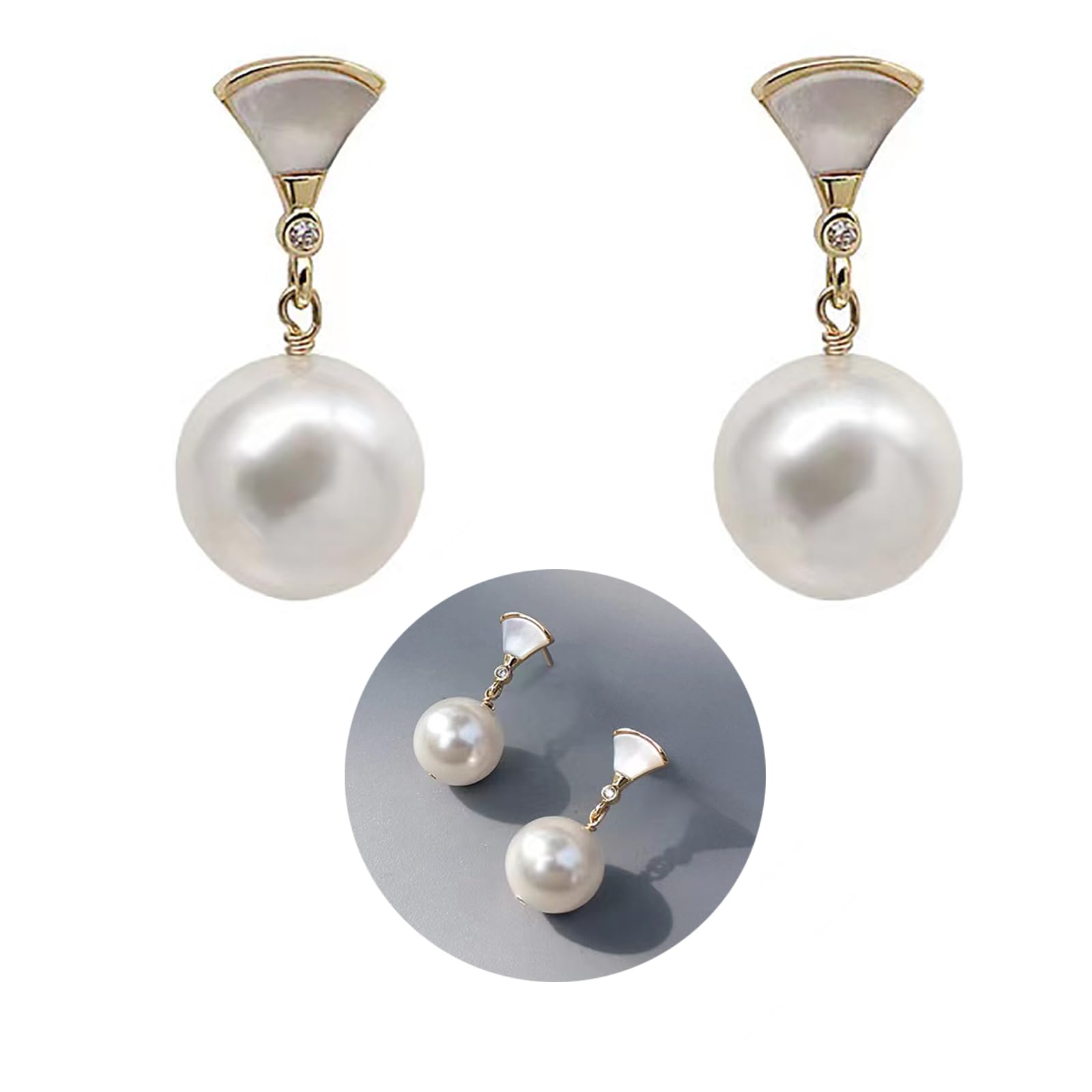 Earrings Earrings Pearl 925 Silver Plated Cute Korean Wedding Anniversary Day Present Women s Valentine s (Pearl 7)
Earrings Earrings Pearl 925 Silver Plated Cute Korean Wedding Anniversary Day Present Women s Valentine s (Pearl 7)