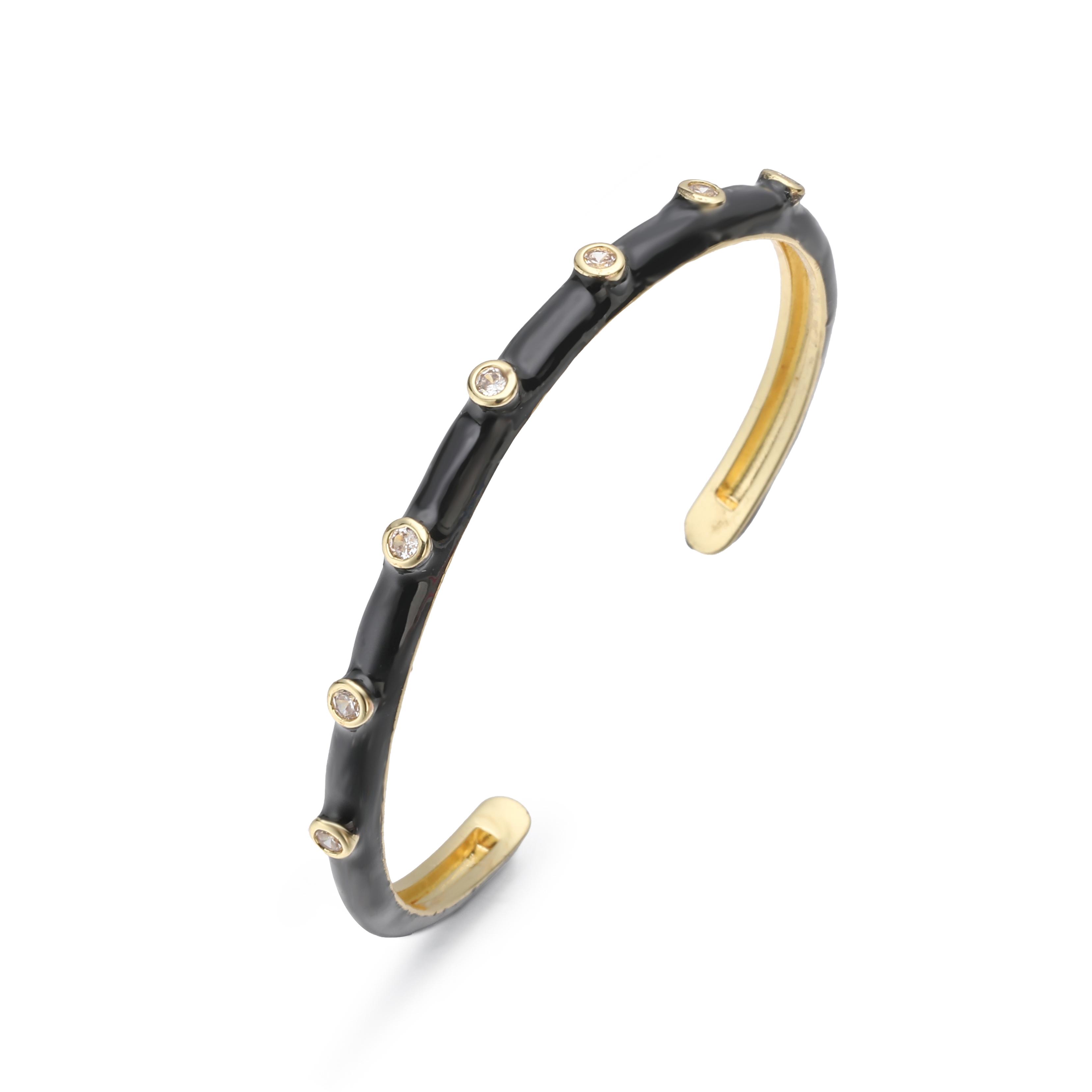 HECHENG,Minimalist Enamel Eye Bracelet/Ring Set with Sparkling Cubic Zirconia Fashionable Ladies Jewellery 1 PC
HECHENG,Minimalist Enamel Eye Bracelet/Ring Set with Sparkling Cubic Zirconia Fashionable Ladies Jewellery 1 PC